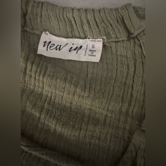 New In Olive Green Romper - Picture 9 of 11